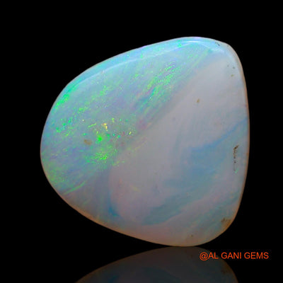 2.00 Cts Natural Australian Fire Opal Loose Gemstone Fancy Cabochon 12x12x2 mm AB-893