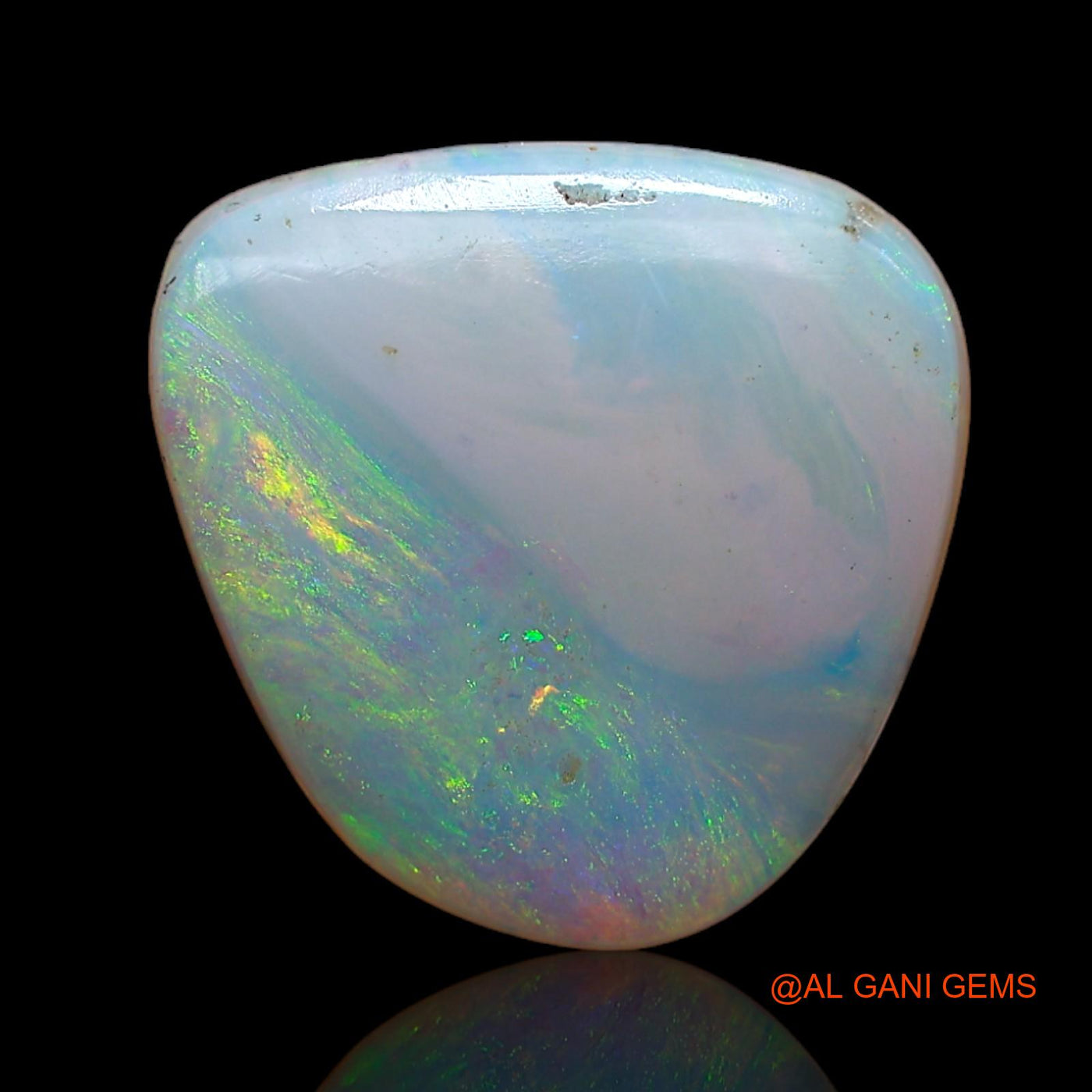 2.00 Cts Natural Australian Fire Opal Loose Gemstone Fancy Cabochon 12x12x2 mm AB-893