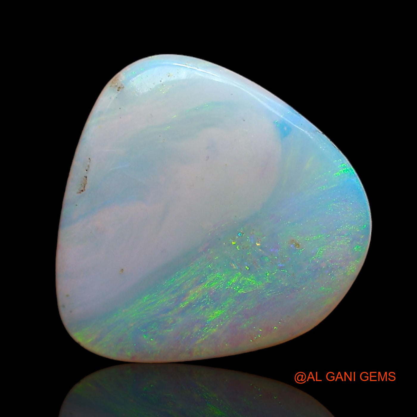 2.00 Cts Natural Australian Fire Opal Loose Gemstone Fancy Cabochon 12x12x2 mm AB-893