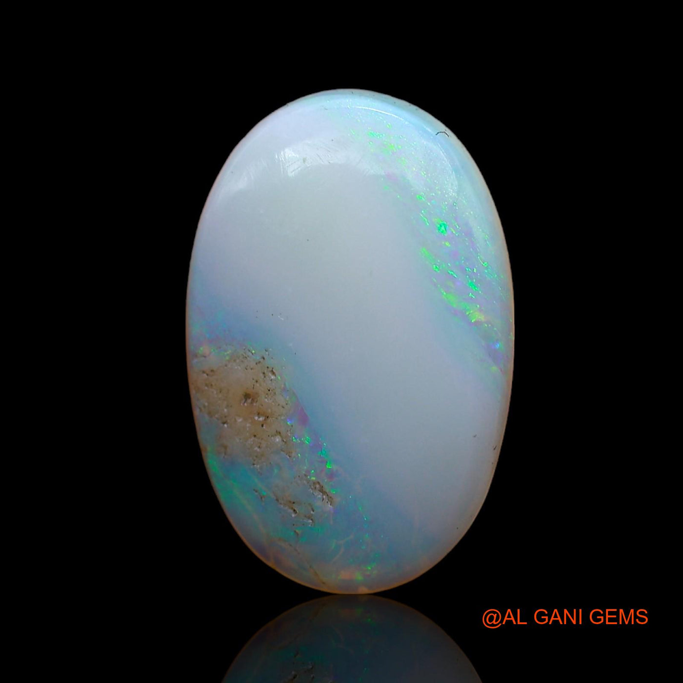 2.00 Cts Natural Australian Fire Opal Loose Gemstone Oval Cabochon 15x10x3 mm AB-894