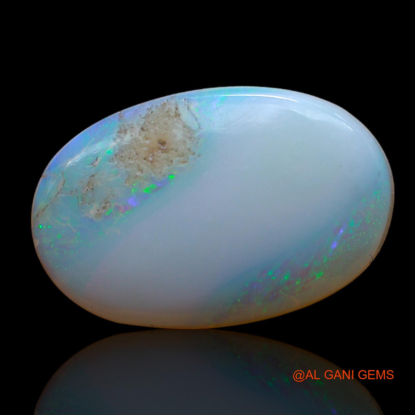 2.00 Cts Natural Australian Fire Opal Loose Gemstone Oval Cabochon 15x10x3 mm AB-894