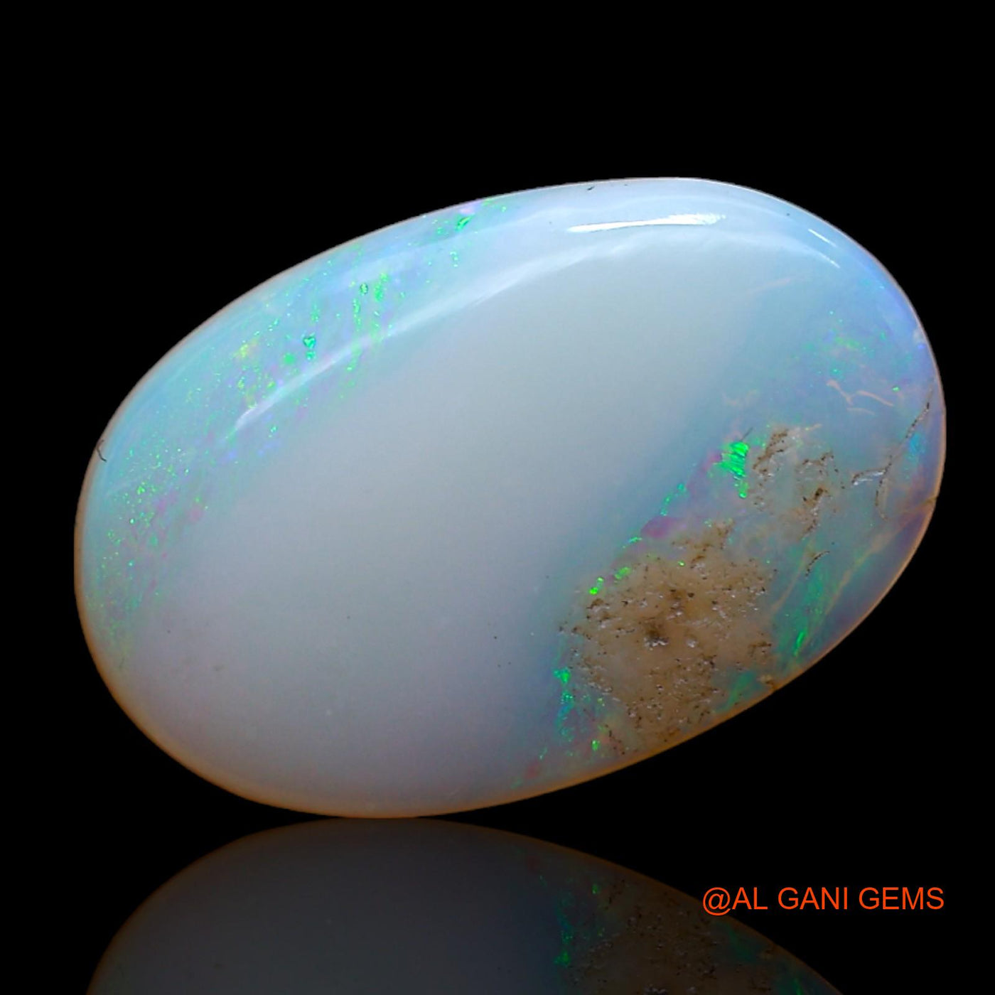 2.00 Cts Natural Australian Fire Opal Loose Gemstone Oval Cabochon 15x10x3 mm AB-894