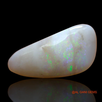 4.00 Cts Natural Australian Fire Opal Loose Gemstone Fancy Cabochon 16x8x5 mm AB-896