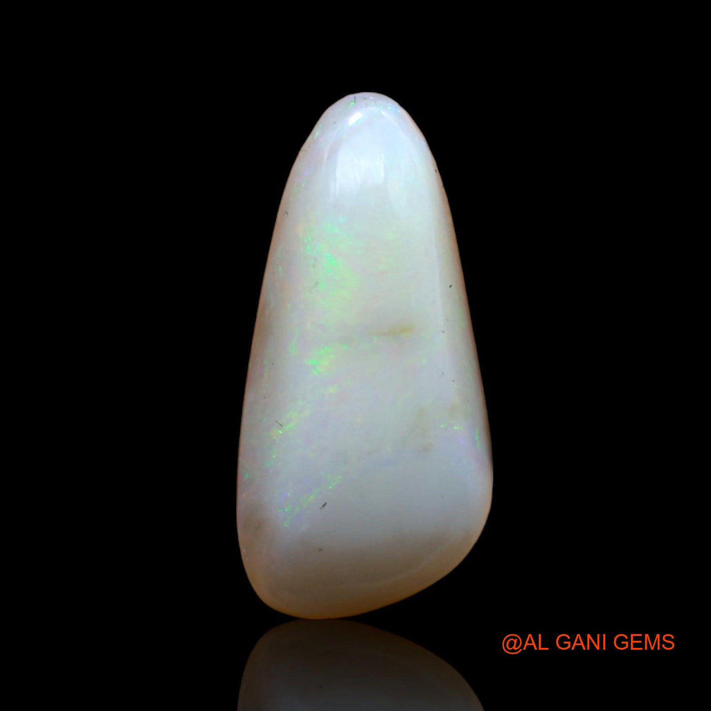 4.00 Cts Natural Australian Fire Opal Loose Gemstone Fancy Cabochon 16x8x5 mm AB-896