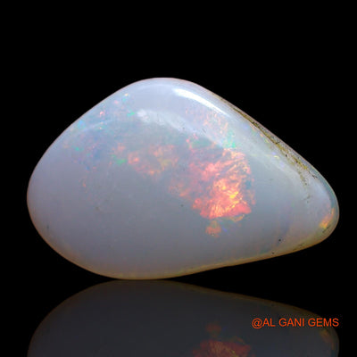 2.00 Cts Natural Australian Fire Opal Loose Gemstone Fancy Cabochon 16x10x2 mm AB-897