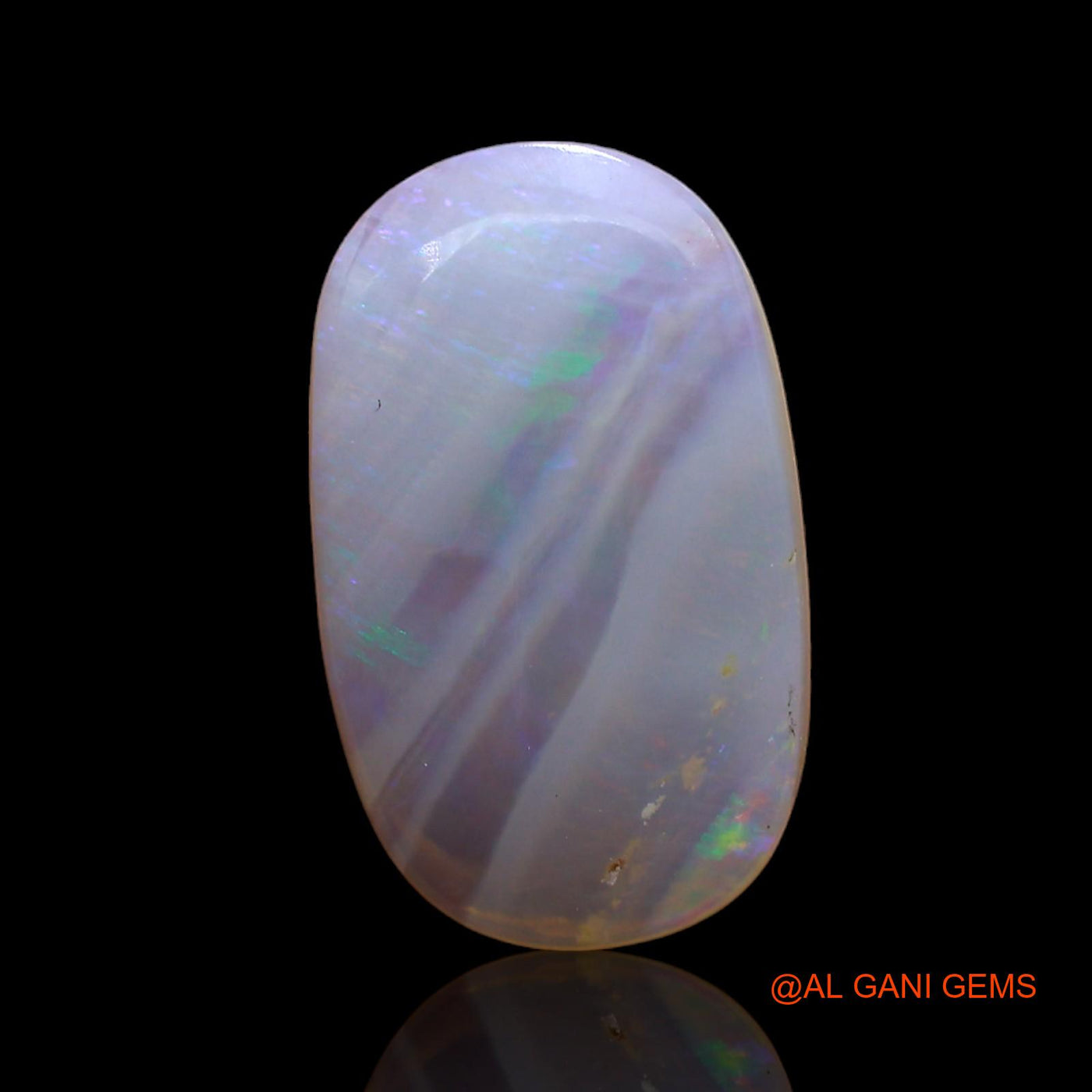 Natural Untreated Fire Opal Loose Gemstone Oval Cabochon From Australia 2.00 Cts 15x9x2 mm AB-899
