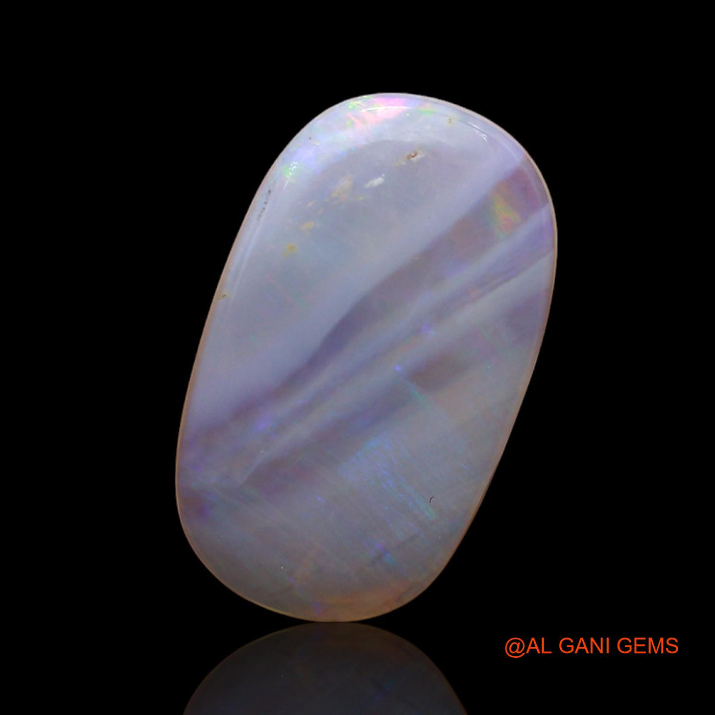 Natural Untreated Fire Opal Loose Gemstone Oval Cabochon From Australia 2.00 Cts 15x9x2 mm AB-899