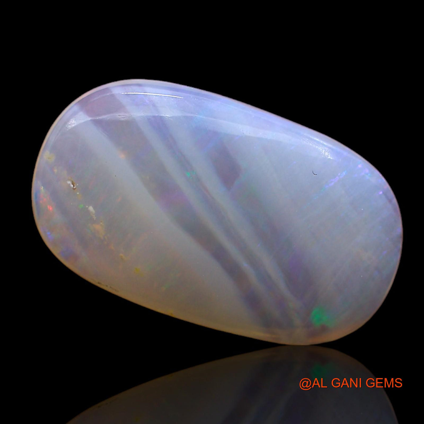 Natural Untreated Fire Opal Loose Gemstone Oval Cabochon From Australia 2.00 Cts 15x9x2 mm AB-899