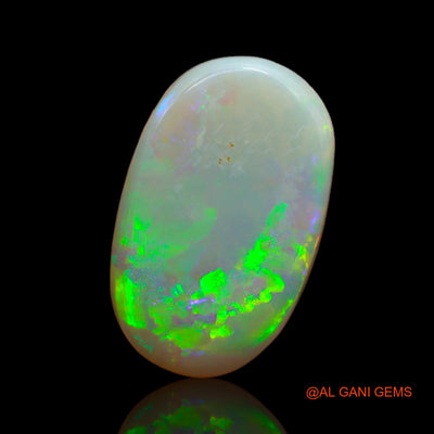 Natural Fire Opal Gemstone 5.65 Cts Loose Oval Cabochon From Australia 19x12x1 mm AB-89