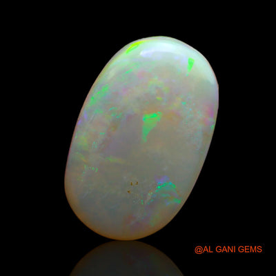 Natural Fire Opal Gemstone 5.65 Cts Loose Oval Cabochon From Australia 19x12x1 mm AB-89