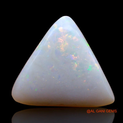 Natural Fire Opal Gemstone 2.00 Cts Loose Trillion Cabochon From Australia 12x12x3 mm AB-900