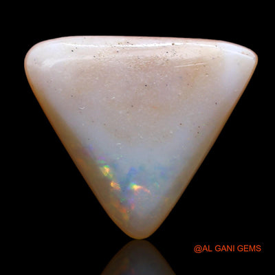 Natural Fire Opal Gemstone 2.00 Cts Loose Trillion Cabochon From Australia 12x12x3 mm AB-900