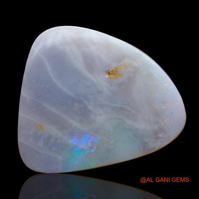 19.00 Cts Natural Australian Fire Opal Fancy Cabochon Loose Gemstone For Jewelry 29x25x3 mm AB-901