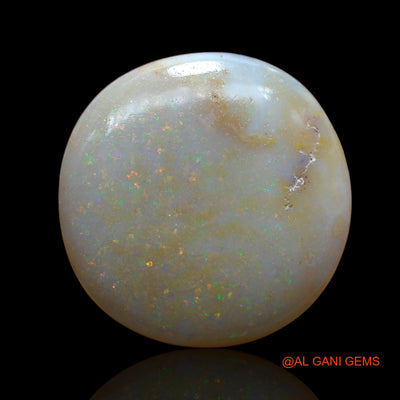 34.00 Cts Natural Australian Fire Opal Loose Gemstone Oval Cabochon 24x24x9 mm AB-902