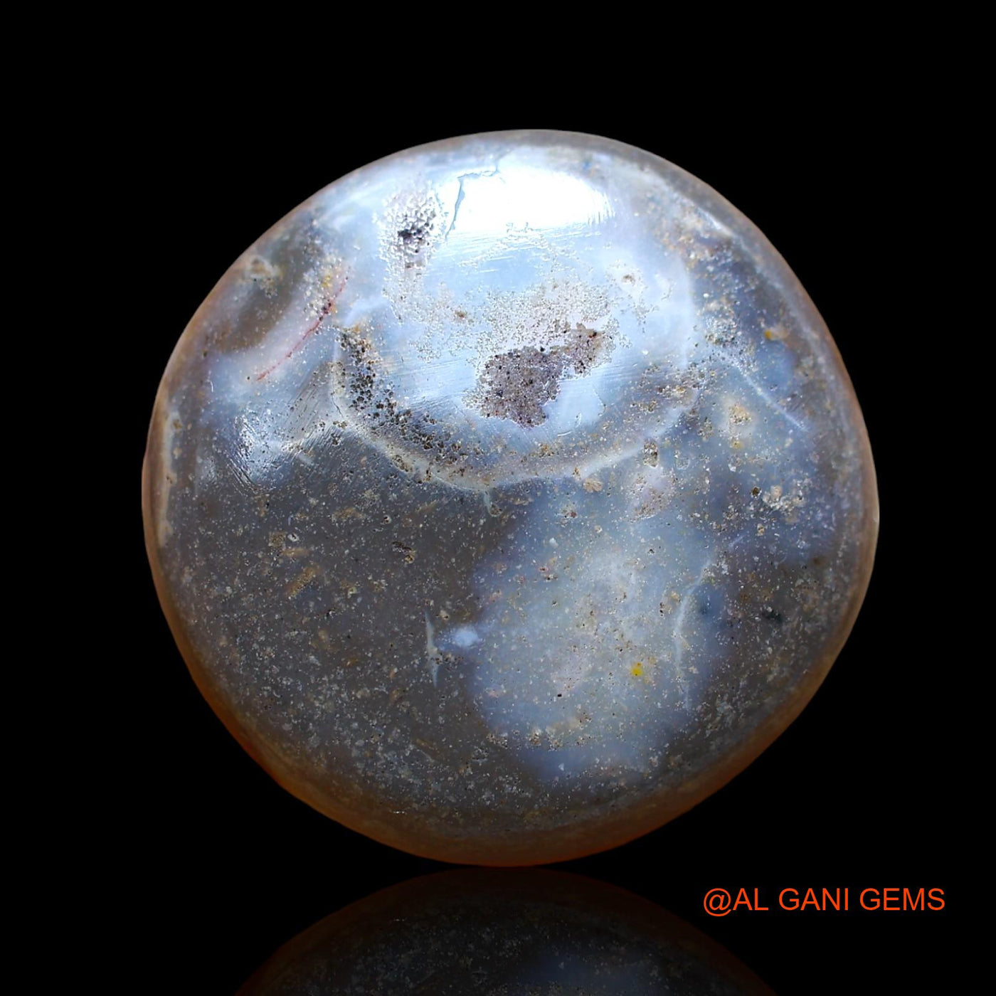 34.00 Cts Natural Australian Fire Opal Loose Gemstone Oval Cabochon 24x24x9 mm AB-902
