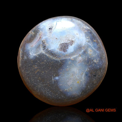 34.00 Cts Natural Australian Fire Opal Loose Gemstone Oval Cabochon 24x24x9 mm AB-902