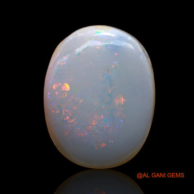 31.00 Cts Natural Australian Fire Opal Loose Gemstone Oval Cabochon 23x18x11 mm AB-904