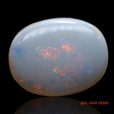 31.00 Cts Natural Australian Fire Opal Loose Gemstone Oval Cabochon 23x18x11 mm AB-904
