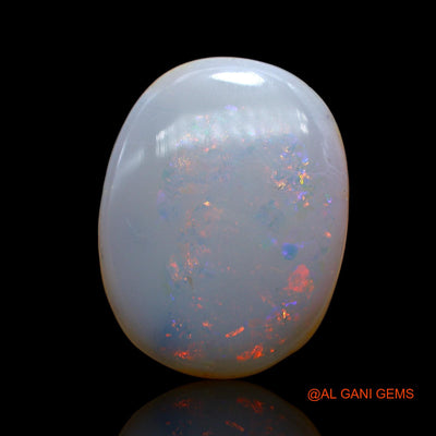 31.00 Cts Natural Australian Fire Opal Loose Gemstone Oval Cabochon 23x18x11 mm AB-904