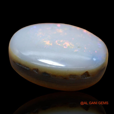 31.00 Cts Natural Australian Fire Opal Loose Gemstone Oval Cabochon 23x18x11 mm AB-904