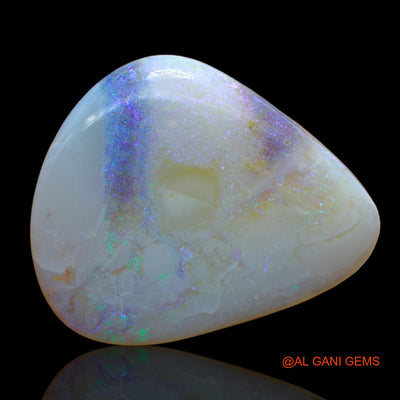 Natural Untreated Fire Opal Loose Gemstone Fancy Cabochon From Australia 11.00 Cts 23x19x4 mm AB-906