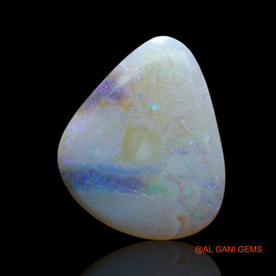 Natural Untreated Fire Opal Loose Gemstone Fancy Cabochon From Australia 11.00 Cts 23x19x4 mm AB-906