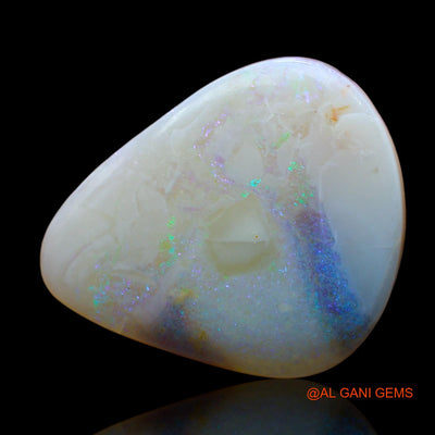 Natural Untreated Fire Opal Loose Gemstone Fancy Cabochon From Australia 11.00 Cts 23x19x4 mm AB-906