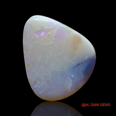 Natural Untreated Fire Opal Loose Gemstone Fancy Cabochon From Australia 11.00 Cts 23x19x4 mm AB-906