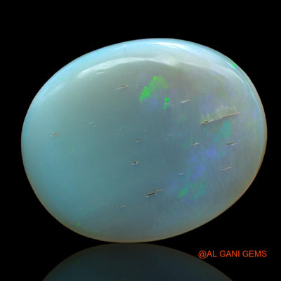 20.00 Cts Natural Australian Fire Opal Oval Cabochon Loose Gemstone For Jewelry 23x18x6 mm AB-908