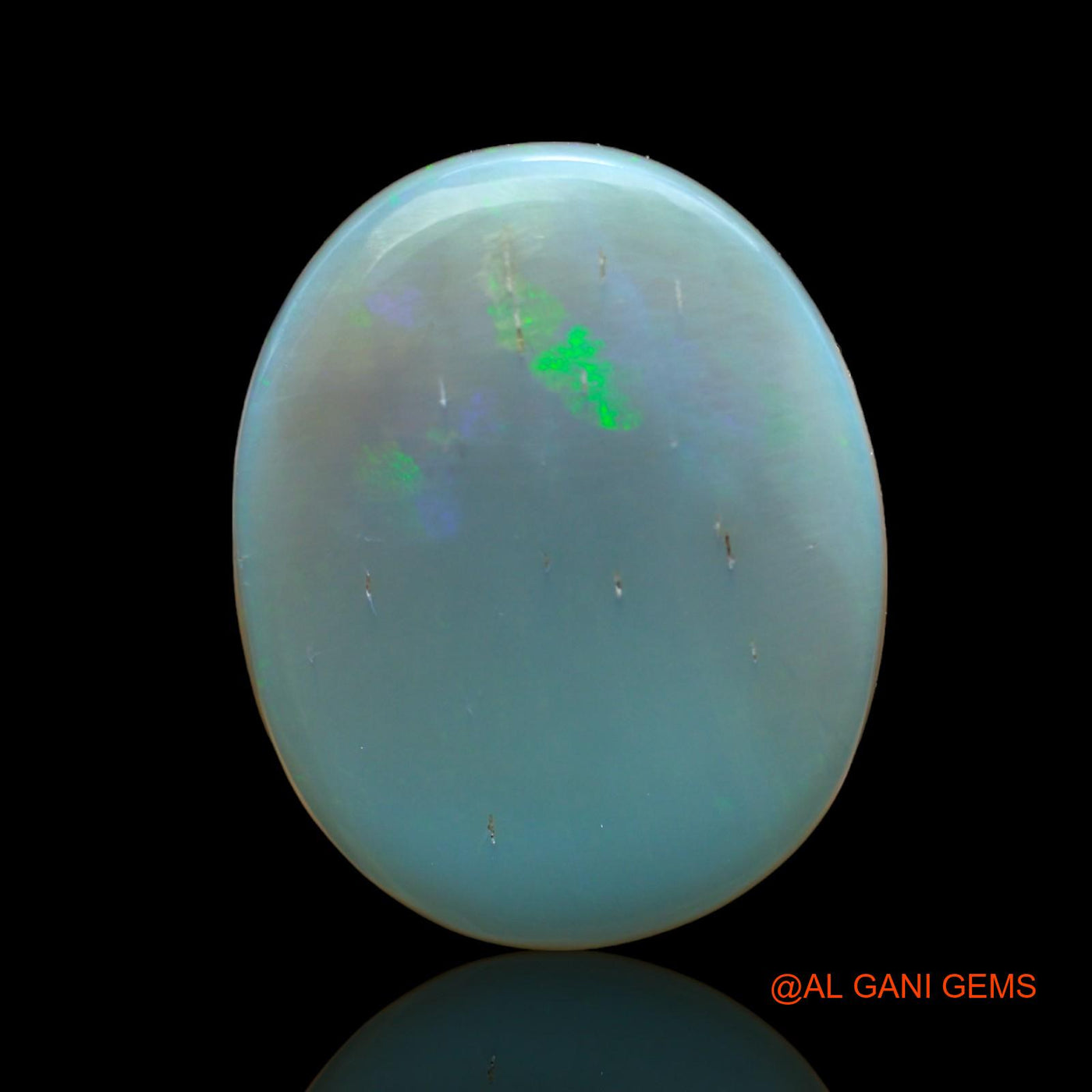 20.00 Cts Natural Australian Fire Opal Oval Cabochon Loose Gemstone For Jewelry 23x18x6 mm AB-908