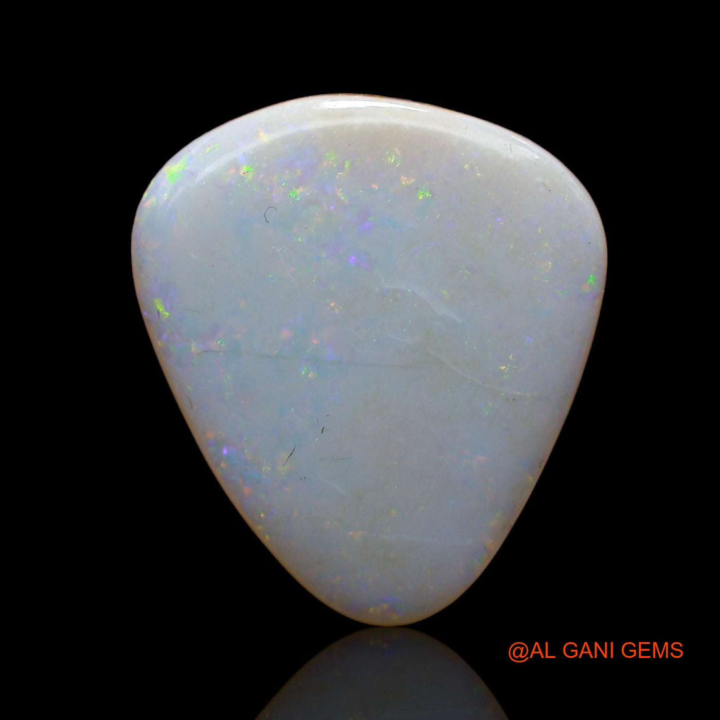 11.00 Cts Natural Australian Fire Opal Fancy Cabochon Loose Gemstone For Jewelry 20x18x4 mm AB-909
