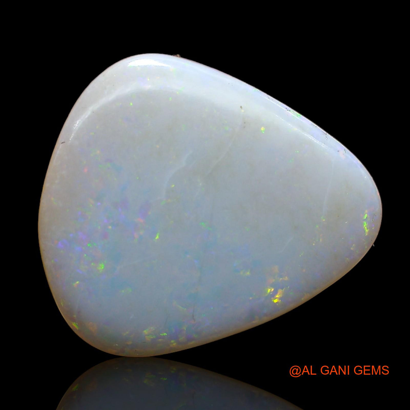 11.00 Cts Natural Australian Fire Opal Fancy Cabochon Loose Gemstone For Jewelry 20x18x4 mm AB-909