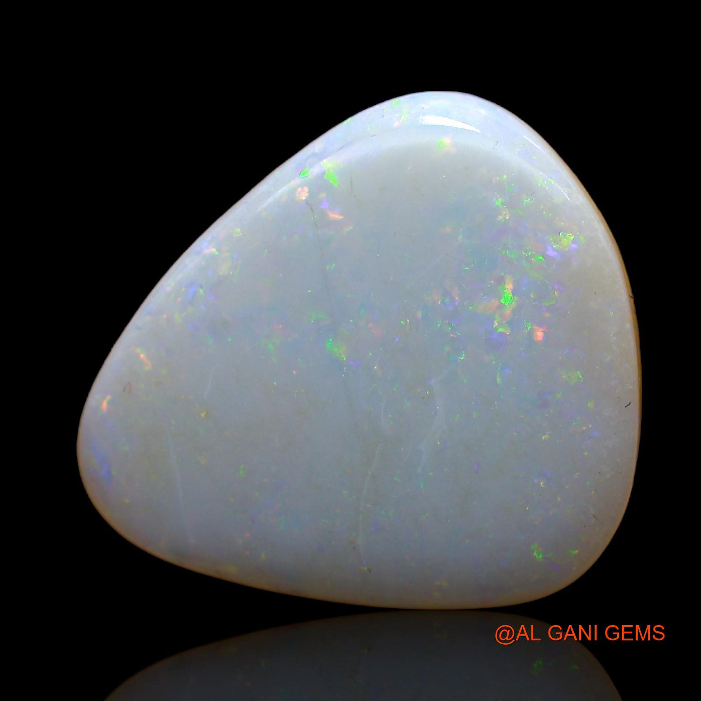 11.00 Cts Natural Australian Fire Opal Fancy Cabochon Loose Gemstone For Jewelry 20x18x4 mm AB-909