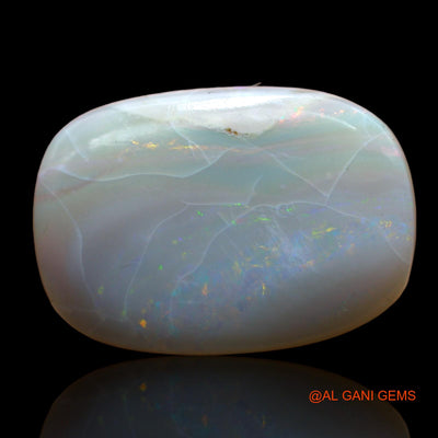 Natural Untreated Fire Opal Loose Gemstone Oval Cabochon From Australia 17.00 Cts 20x14x8 mm AB-910