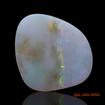 5.00 Cts Natural Australian Fire Opal Loose Gemstone Fancy Cabochon 18x19x2 mm AB-911