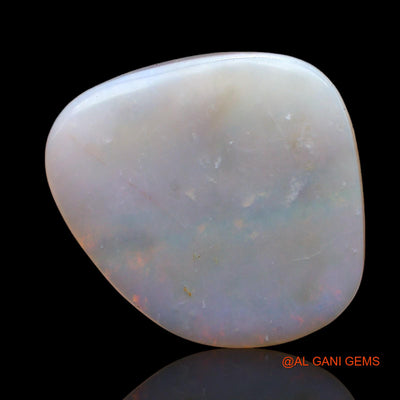 5.00 Cts Natural Australian Fire Opal Loose Gemstone Fancy Cabochon 18x19x2 mm AB-911