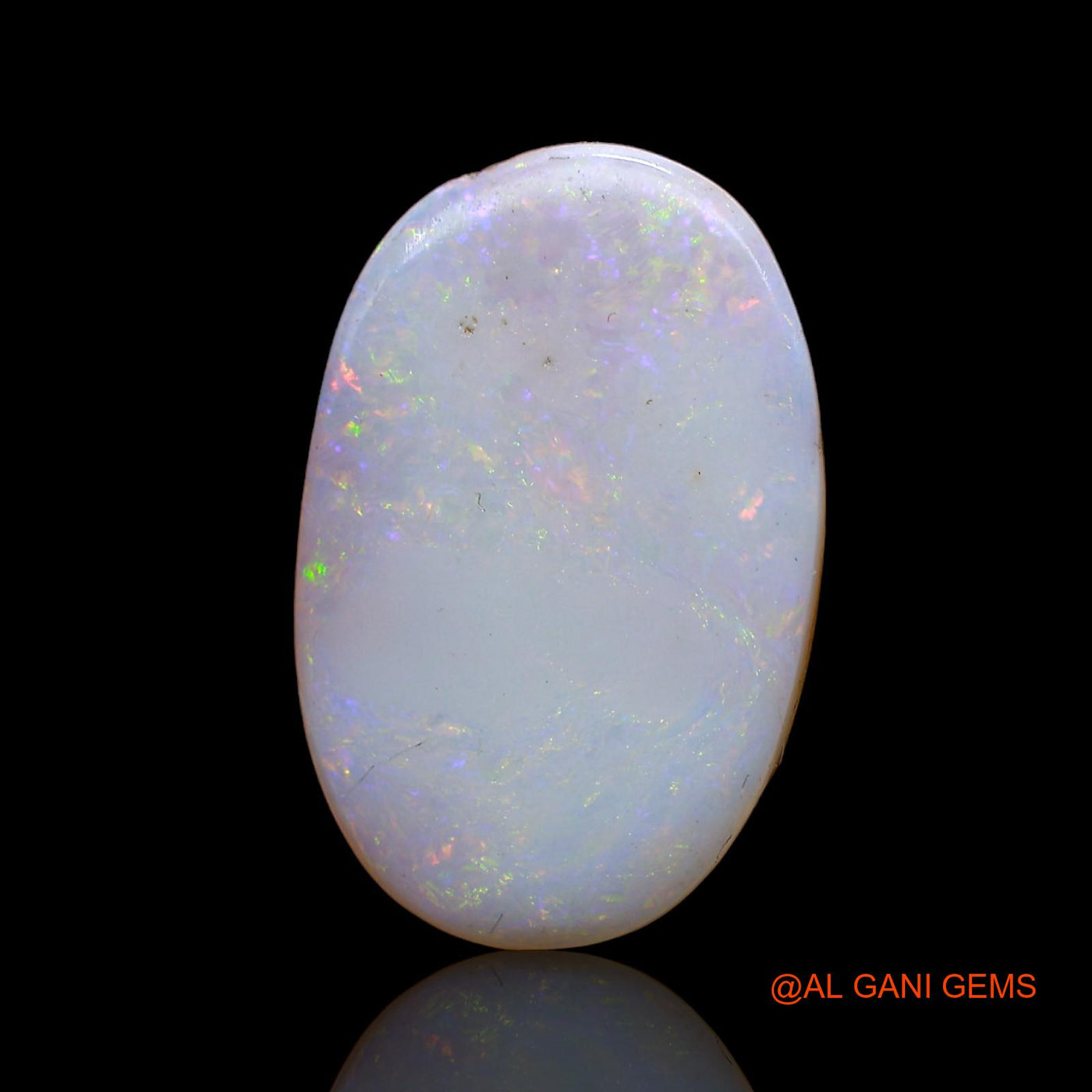 9.00 Cts Unheated Australian Fire Opal Loose Gemstone Oval Cabochon Natural 21x14x4 mm AB-912
