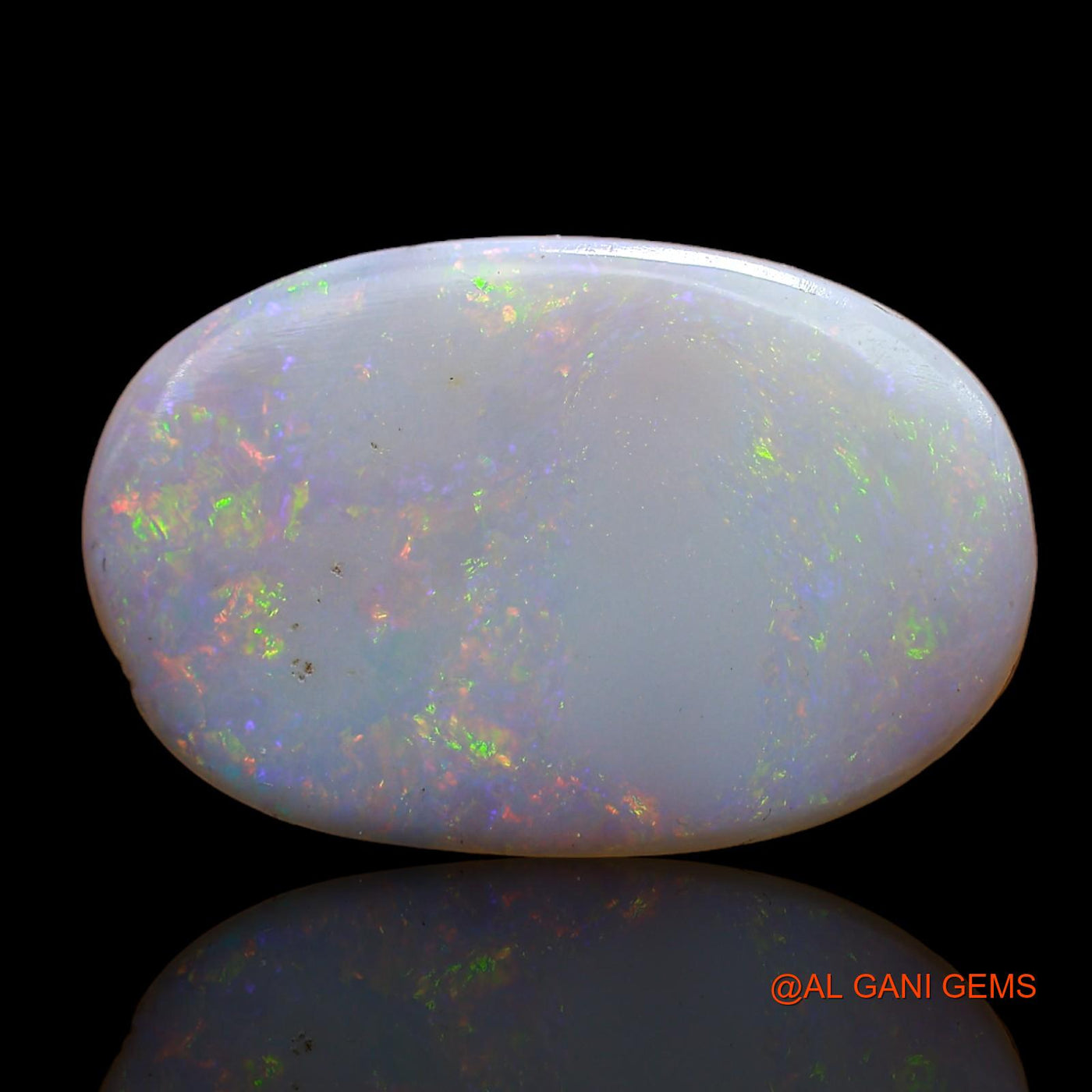 9.00 Cts Unheated Australian Fire Opal Loose Gemstone Oval Cabochon Natural 21x14x4 mm AB-912