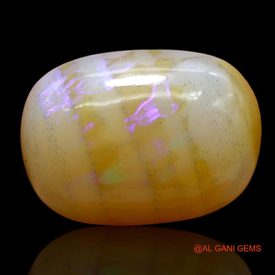 Natural Untreated Fire Opal Loose Gemstone Oval Cabochon From Australia 14.00 Cts 19x14x7 mm AB-913
