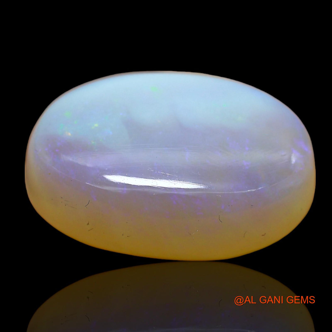 14.00 Cts Natural Australian Fire Opal Loose Gemstone Oval Cabochon 20x14x7 mm AB-914