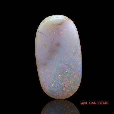 7.00 Cts Unheated Australian Fire Opal Loose Gemstone Oval Cabochon Natural 21x11x4 mm AB-916