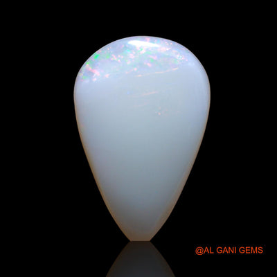 Natural Untreated Fire Opal Loose Gemstone Pear Cabochon From Australia 6.00 Cts 21x11x4 mm AB-917