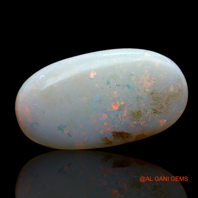 8.00 Cts Natural Australian Fire Opal Loose Gemstone Oval Cabochon 20x11x4 mm AB-918