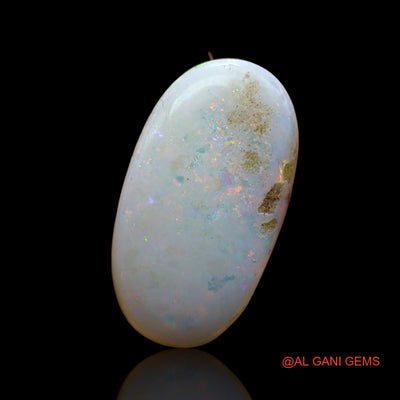 8.00 Cts Natural Australian Fire Opal Loose Gemstone Oval Cabochon 20x11x4 mm AB-918