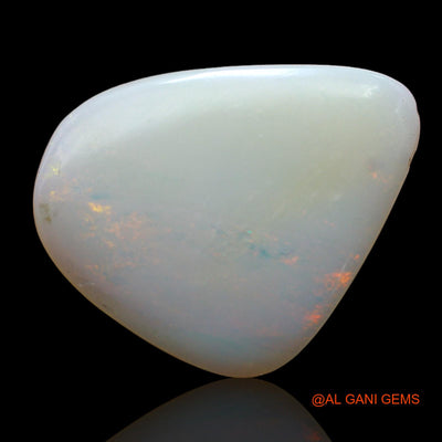 4.00 Cts Natural Australian Fire Opal Loose Gemstone Fancy Cabochon 18x15x2 mm AB-919