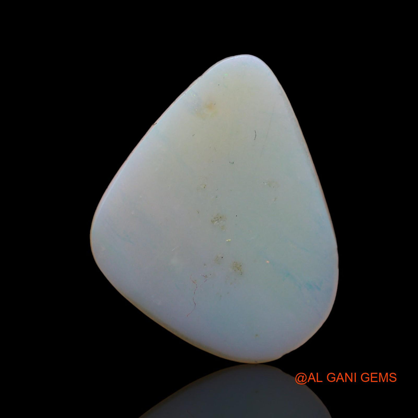 4.00 Cts Natural Australian Fire Opal Loose Gemstone Fancy Cabochon 18x15x2 mm AB-919