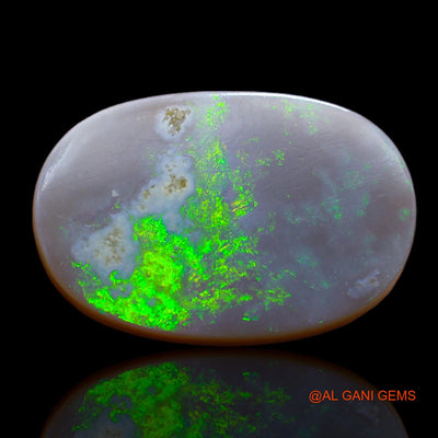 9.45 Cts Natural Australian Fire Opal Loose Gemstone Oval Cabochon 18x12x1 mm AB-91