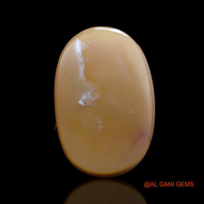 9.45 Cts Natural Australian Fire Opal Loose Gemstone Oval Cabochon 18x12x1 mm AB-91