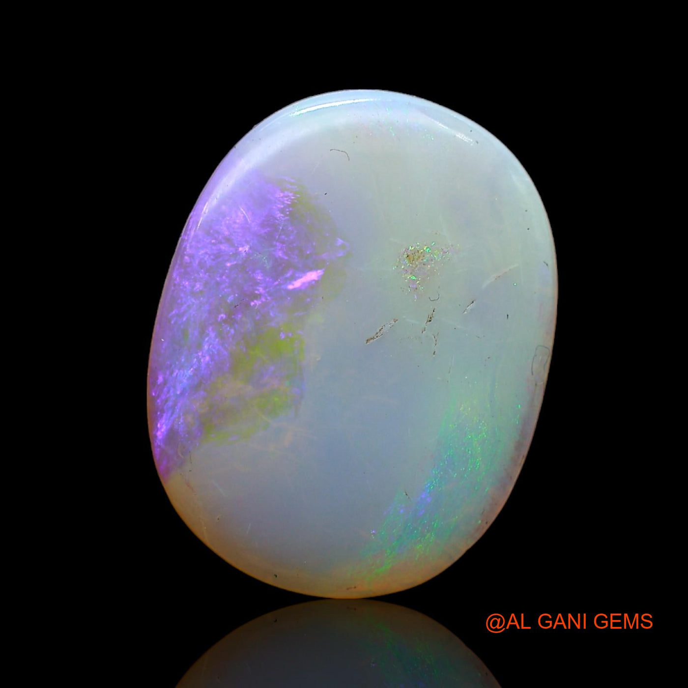 4.00 Cts Natural Australian Fire Opal Loose Gemstone Oval Cabochon 18x14x2 mm AB-920