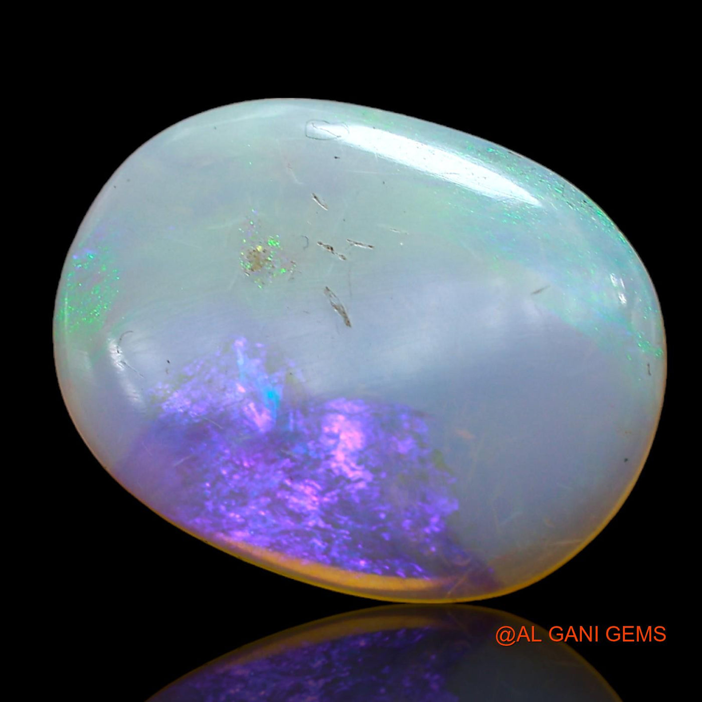4.00 Cts Natural Australian Fire Opal Loose Gemstone Oval Cabochon 18x14x2 mm AB-920